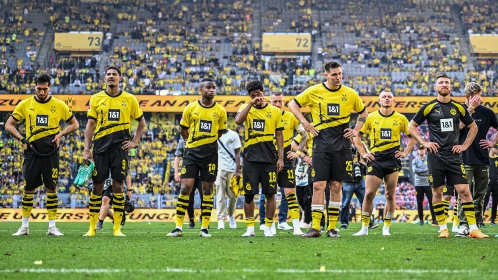 Dejection in Dortmund as Bundesliga title dream collapses