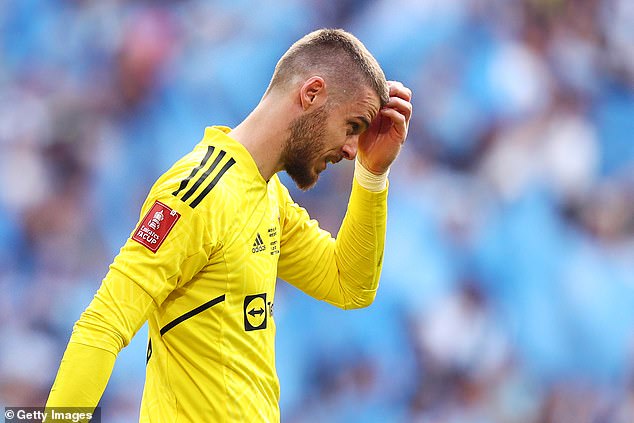 David De Gea came under fire for his performance during the FA Cup final on Saturday