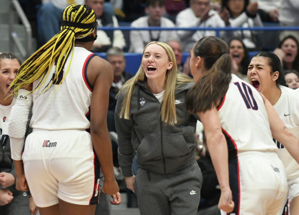UConn women's star Paige Bueckers back on court after ACL injury